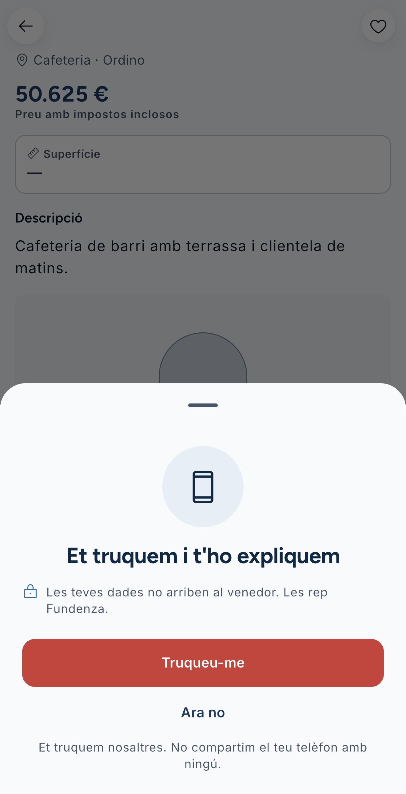 Demanar informació a través de Fundenza