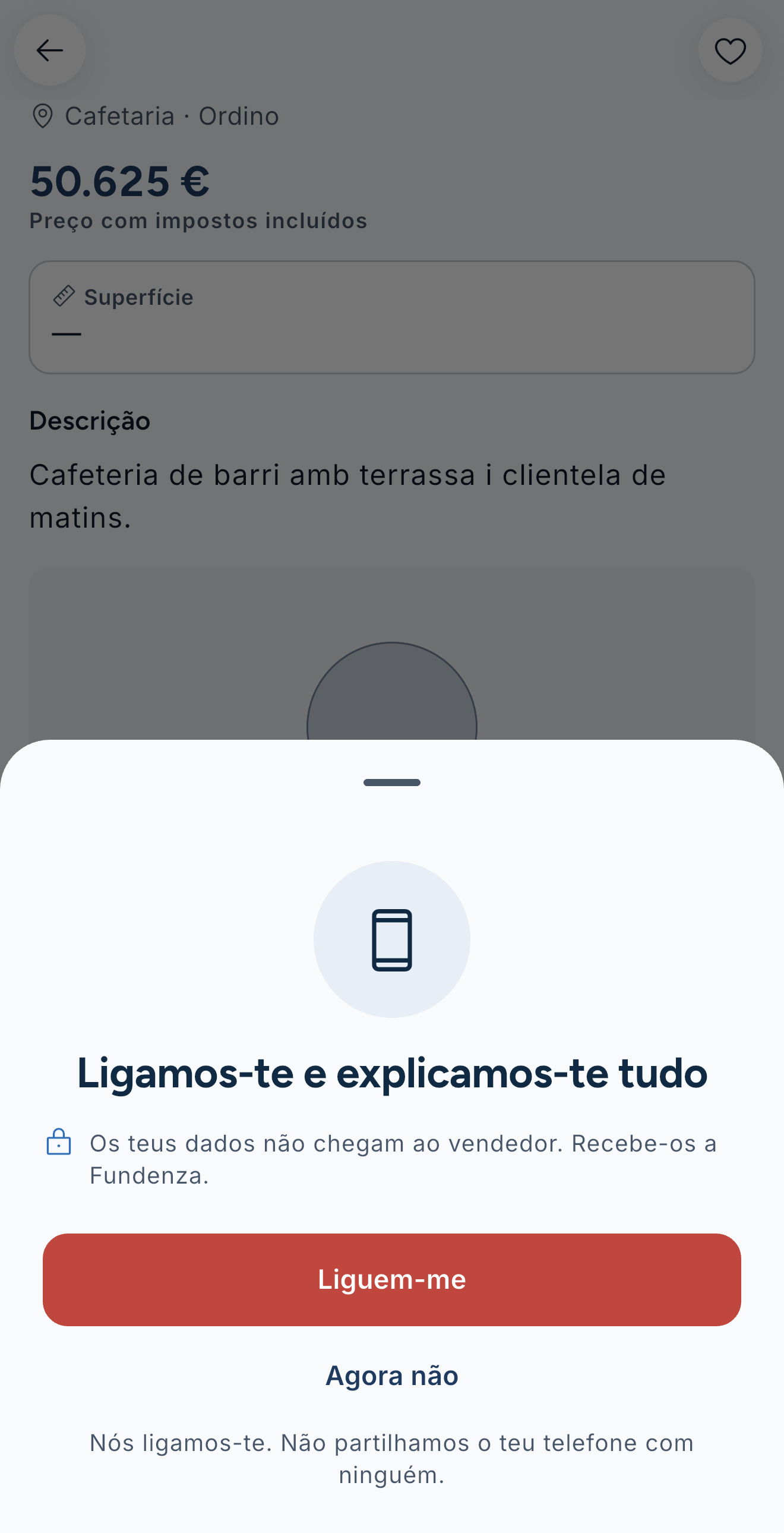 Pedir informação através da Fundenza