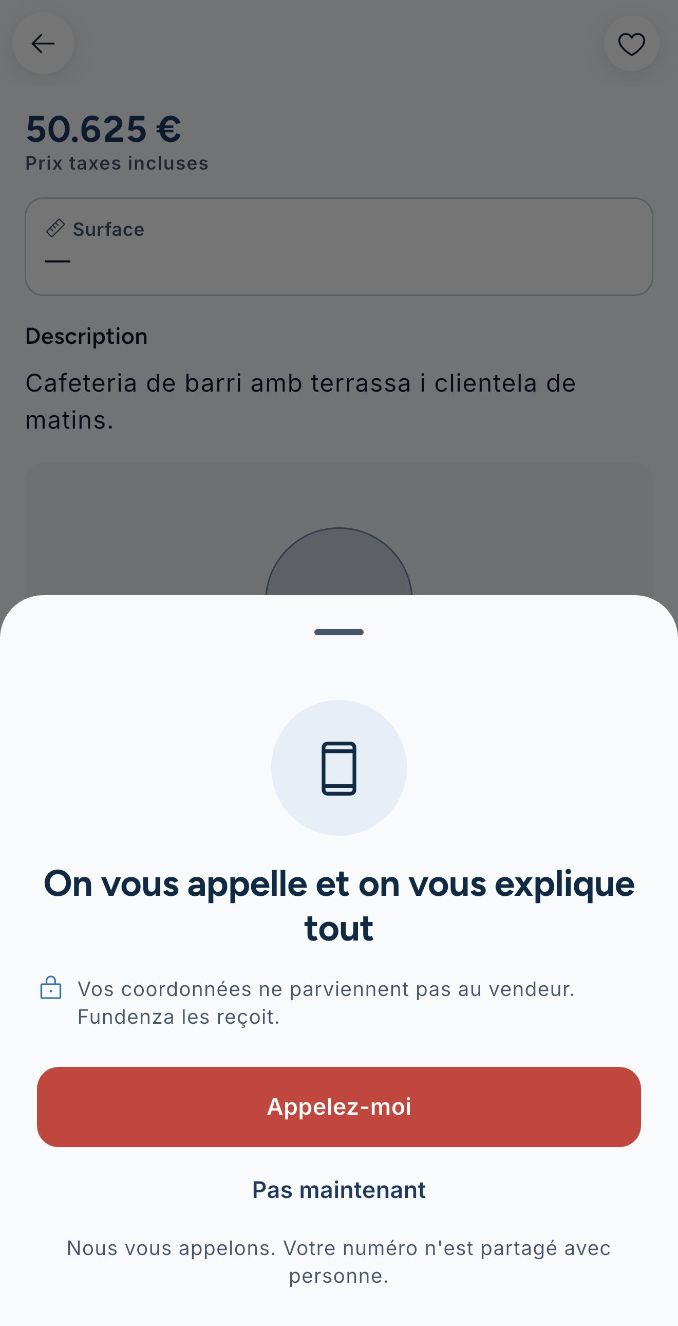 Demander des informations par Fundenza