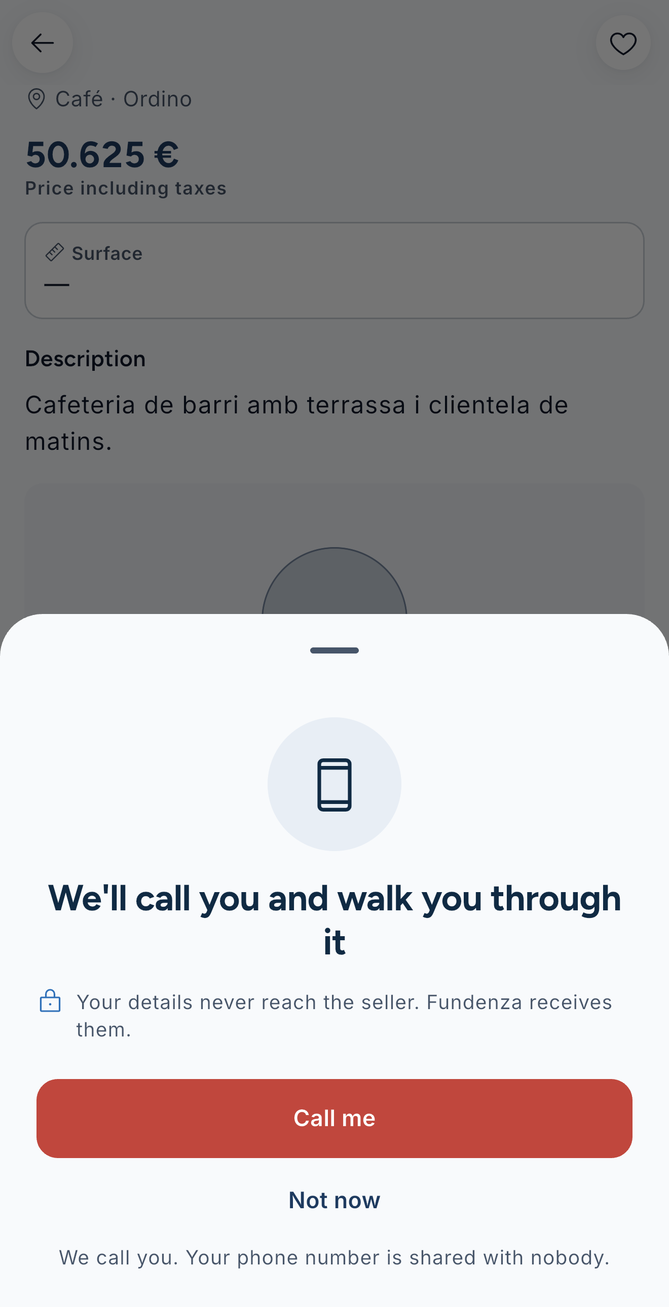 Asking for information through Fundenza